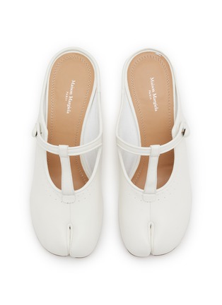 Detail View - Click To Enlarge - MAISON MARGIELA - Tabi 60 Leather Mary Jane Mules