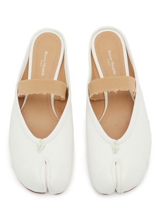 Detail View - Click To Enlarge - MAISON MARGIELA - Tabi Ballerina Leather Mules