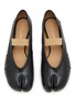 Detail View - Click To Enlarge - MAISON MARGIELA - Tabi Leather Ballerina Flats