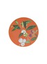 Main View - Click To Enlarge - RAYNAUD - Trésor Fleuri Dessert Plate — Orange