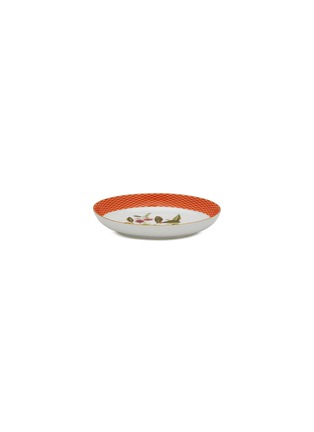 Main View - Click To Enlarge - RAYNAUD - Trésor Fleuri Oval Platter — Orange