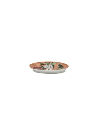 Main View - Click To Enlarge - RAYNAUD - Trésor Fleuri Oval Platter — Pink