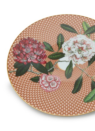 Detail View - Click To Enlarge - RAYNAUD - Trésor Fleuri Dessert Plate — Pink