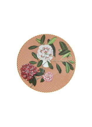 Main View - Click To Enlarge - RAYNAUD - Trésor Fleuri Dessert Plate — Pink
