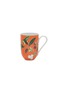 Main View - Click To Enlarge - RAYNAUD - Trésor Fleuri Mug — Orange