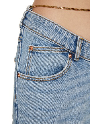 - ALEXANDER WANG - V-Front Jeans With Nameplate Chain