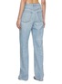 Back View - Click To Enlarge - ALEXANDER WANG - V-Front Jeans With Nameplate Chain