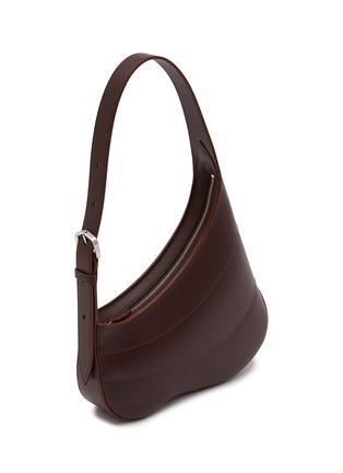 Detail View - Click To Enlarge - ALAÏA - Djinn Wave Leather Shoulder Bag