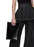 Figure View - Click To Enlarge - ALAÏA - Folded Leather Tote Bag