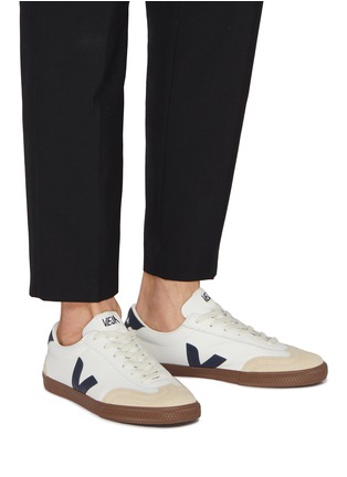 Figure View - Click To Enlarge - VEJA - Volley O.T. Leather Low Top Sneakers