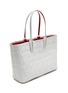 Detail View - Click To Enlarge - CHRISTIAN LOUBOUTIN - Small Cabata Debossed Leather Tote Bag