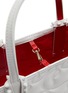 Detail View - Click To Enlarge - CHRISTIAN LOUBOUTIN - Mini Cabata E/W Debossed Leather Bag
