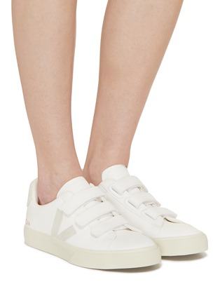 Figure View - Click To Enlarge - VEJA - Recife Chromefree Leather Velcro Sneakers