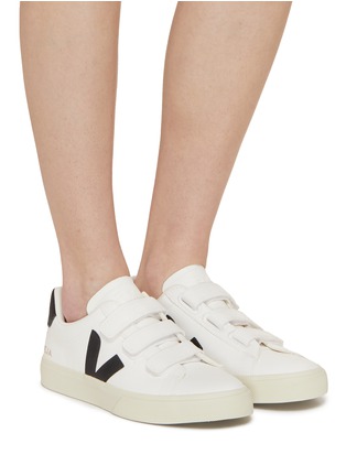 Figure View - Click To Enlarge - VEJA - Recife Chromefree Leather Velcro Sneakers