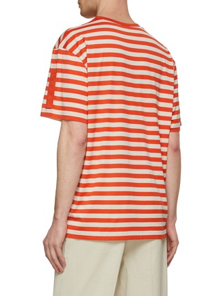 Back View - Click To Enlarge - SUNSPEL - x Nigel Cabourn Striped Cotton T-Shirt