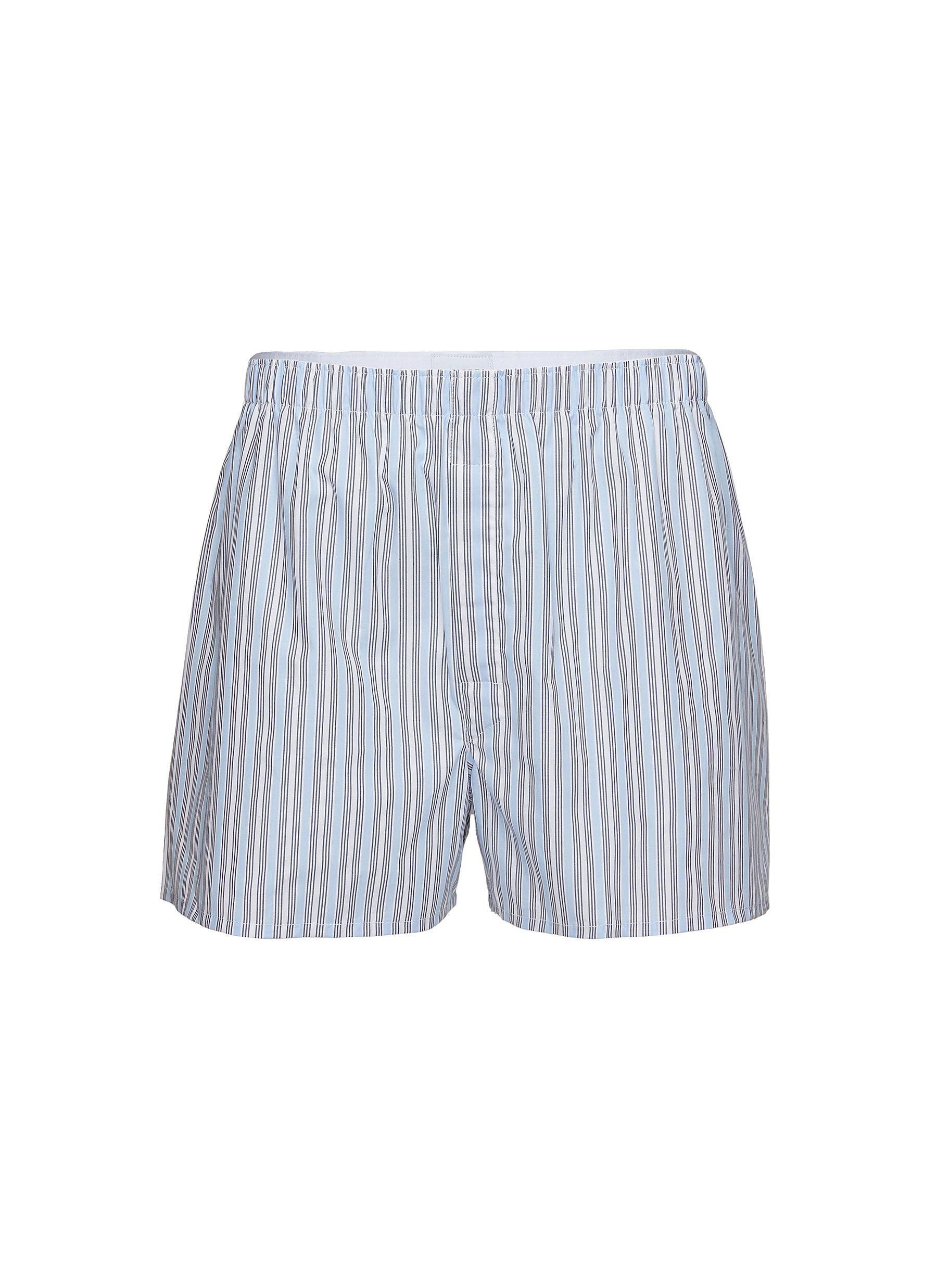 Mix Colour Stripe Cotton Boxer Shorts