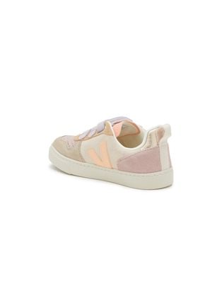 Detail View - Click To Enlarge - VEJA - V-10 Velcro Suede Kids Sneakers