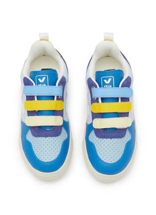Figure View - Click To Enlarge - VEJA - V-10 Velcro Leather Kids Sneakers