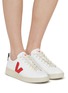 Figure View - Click To Enlarge - VEJA - Urca Low Top Lace-up Leather Sneakers