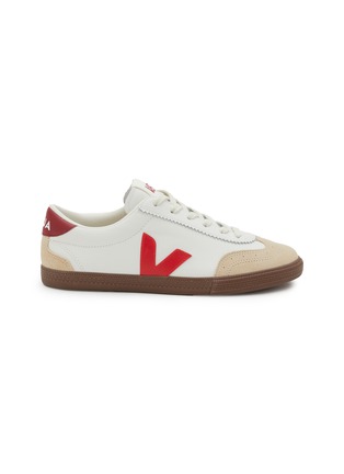 Main View - Click To Enlarge - VEJA - Volley Bastille Leather Low Top Sneakers