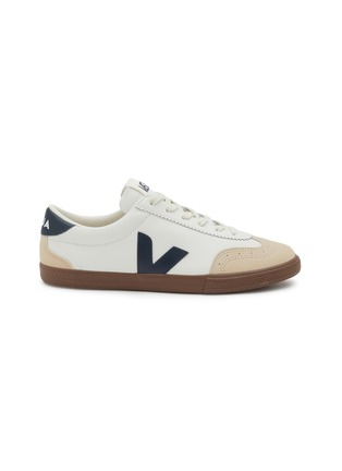 Main View - Click To Enlarge - VEJA - Volley Bastille Leather Low Top Sneakers