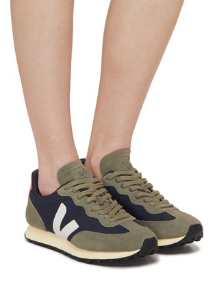 Figure View - Click To Enlarge - VEJA - Rio Branco Low Top Lace-up Sneakers