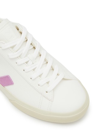Detail View - Click To Enlarge - VEJA - Campo Low Top Lace-up Chromefree Leather Sneakers