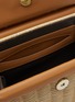 Detail View - Click To Enlarge - RODO - Mini Paris Wicker Leather Linen Bag