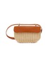 Main View - Click To Enlarge - RODO - Eloise Wicker Leather Crossbody Bag