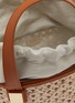 Detail View - Click To Enlarge - RODO - Mini Ellie Wicker Leather Tote Bag