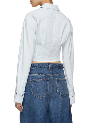 Back View - Click To Enlarge - DION LEE - Tuxedo Corset Shirt