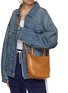 Front View - Click To Enlarge - LOEWE - Mini Puzzle Fold Leather Tote