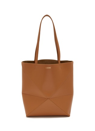 Main View - Click To Enlarge - LOEWE - Medium Puzzle Fold Leather Tote