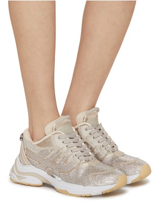 Figure View - Click To Enlarge - ASH - Race Strass Embellished Low Top Sneakers