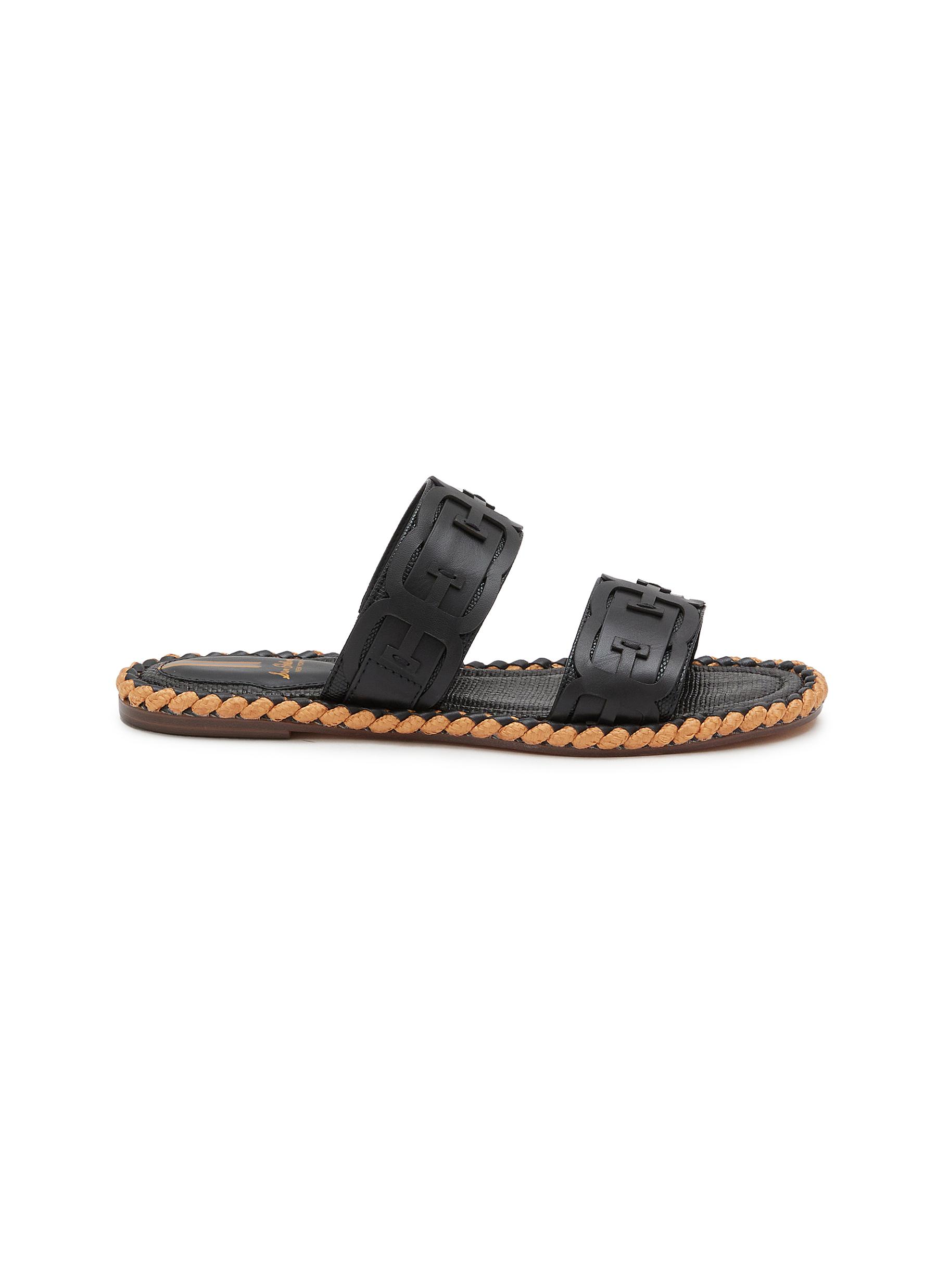 Double band 2025 flat sandals