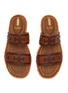 Detail View - Click To Enlarge - SAM EDELMAN - Tatum Leather Slide Sandals
