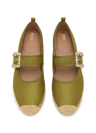 Detail View - Click To Enlarge - SAM EDELMAN - Maddy Embellished Buckle Maryjane Espadrilles