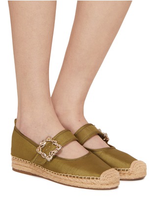Figure View - Click To Enlarge - SAM EDELMAN - Maddy Embellished Buckle Maryjane Espadrilles