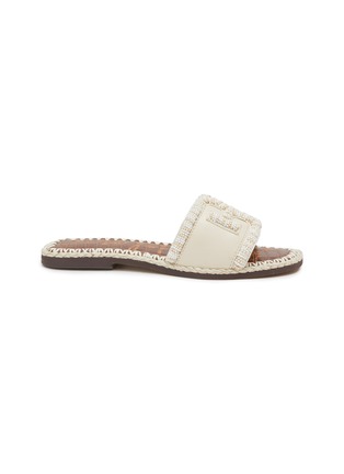 Main View - Click To Enlarge - SAM EDELMAN - Fitz Beaded Leather Slides