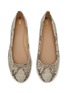 Detail View - Click To Enlarge - SAM EDELMAN - Felicia Luxe Embossed Python Ballerina Flats