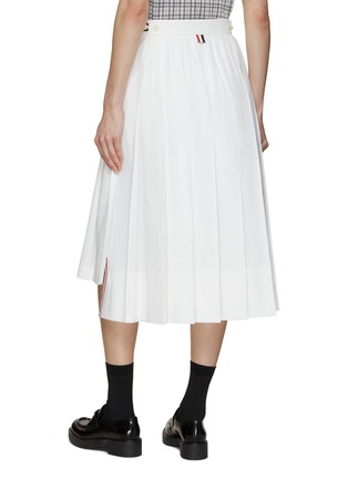 Back View - Click To Enlarge - THOM BROWNE  - Pleated Midi Skirt
