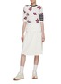 Figure View - Click To Enlarge - THOM BROWNE  - Gem Icon Intarsia 4 Bar Sweater