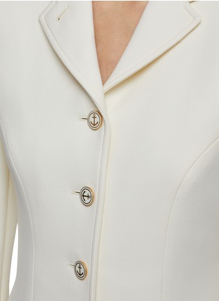  - THOM BROWNE  - Button Down Wool Crepe Dress