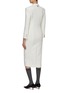 Back View - Click To Enlarge - THOM BROWNE  - Button Down Wool Crepe Dress