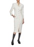 Figure View - Click To Enlarge - THOM BROWNE  - Button Down Wool Crepe Dress
