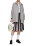 Figure View - Click To Enlarge - THOM BROWNE  - Sea Print Silk Blouse