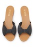 Detail View - Click To Enlarge - RODO - Denim Bow Sandals