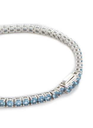 Detail View - Click To Enlarge - HATTON LABS - Classic Sterling Silver Tennis Bracelet