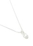 Detail View - Click To Enlarge - HATTON LABS - Solitaire Sterling Silver Cubic Zirconia Pendant Necklace