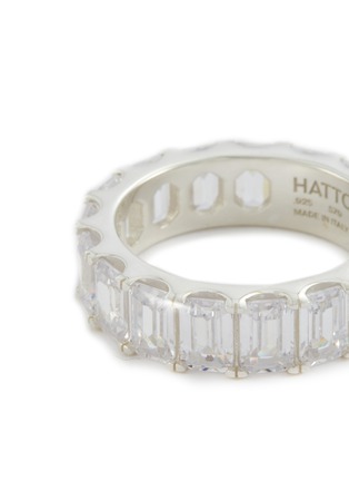 Detail View - Click To Enlarge - HATTON LABS - Octagon Sterling Silver Eternity Ring